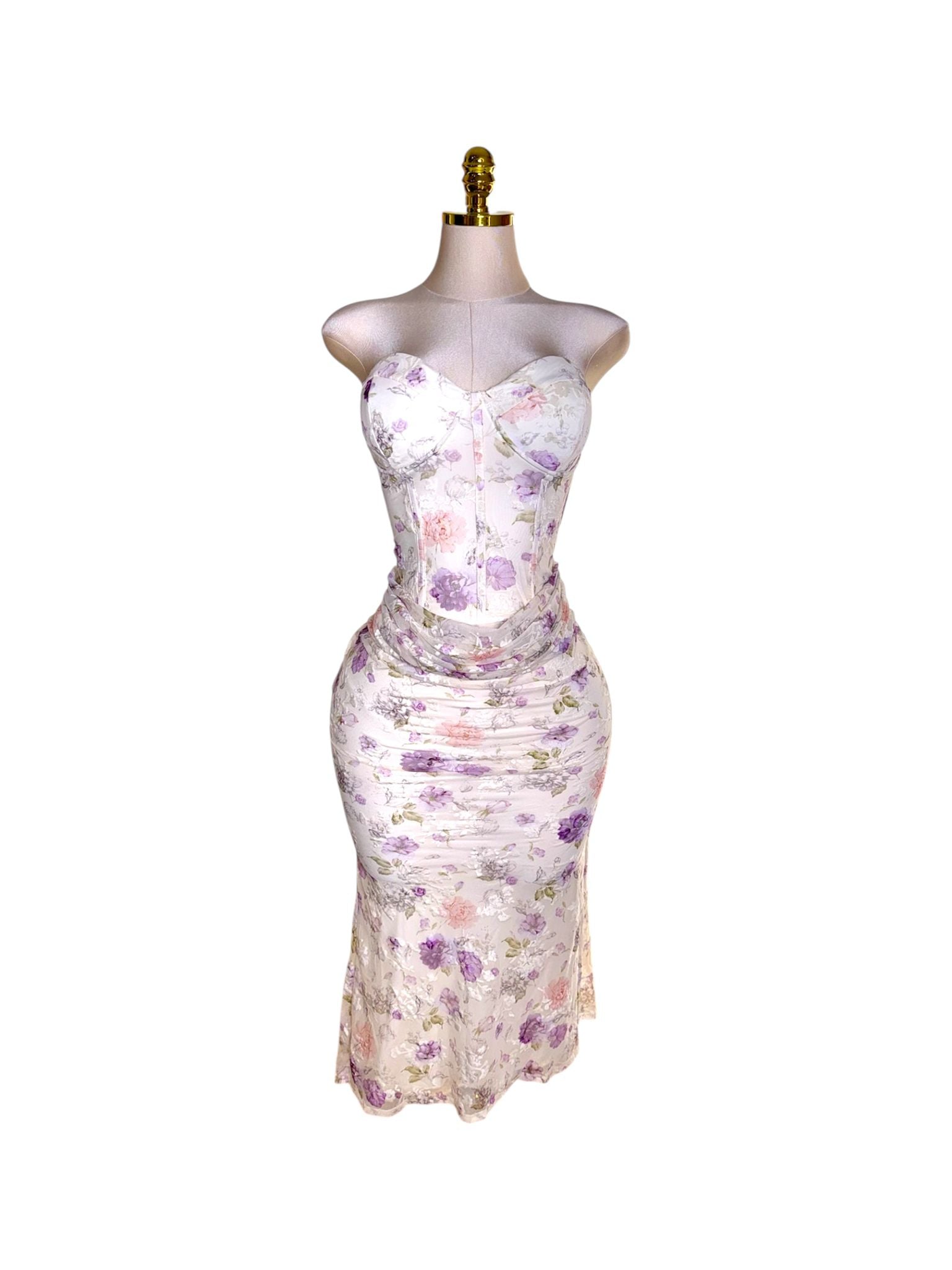 Primrose Corset Midi Dress