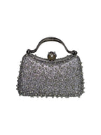 Estella Silver Clutch
