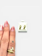 10K Gold St Benedict Stud Earrings
