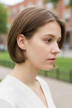 10K Gold Water Drop Stud Earrings